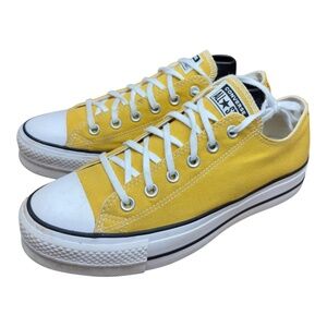 Converse size 10 Classic Yellow Canvas Sneakers